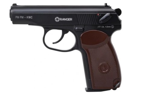 RANGER Wiatrówka pistolet RANGER PM FM KWC kal. 4,5 BBs 18 strz. FULL METAL CO2 (AAKCMD441AZB)