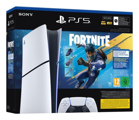 Sony PlayStation 5 Slim Digital + Fortnite Rozkwitający Chaos
