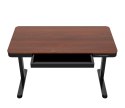 Activejet Activejet Biurko z elektryczną regulacją wysokości ET119W-C czarny/orzech. Wymiar blatu 140 x 70 cm.