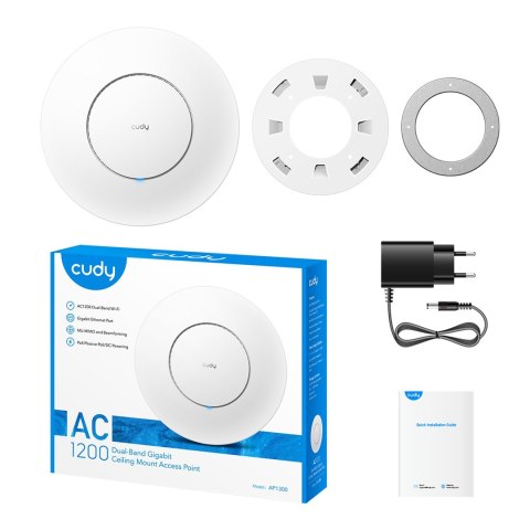 CUDY Access Point CUDY AP1300 AC1200 Dual Band Wi-Fi 1xGigabit Mesh