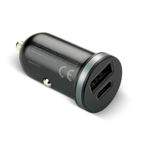 EverActive EVERACTIVE ŁADOWARKA SAMOCHODOWA 1X USB + 1X USB-C 35W QC 3.0 PD CZARNA CC-30Q