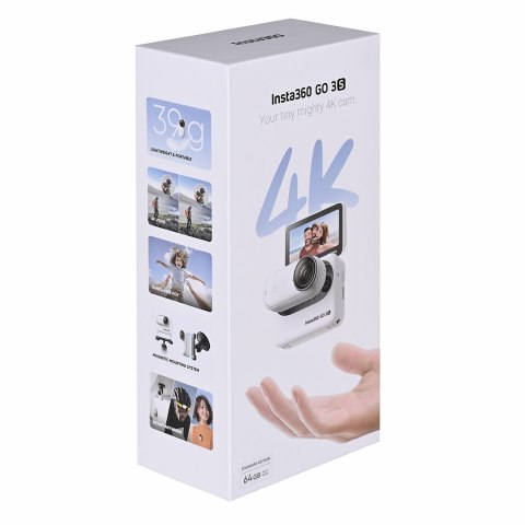 Insta360 Insta360 GO 3S (64GB) Biała - Kamera Sportowa 4K 39g