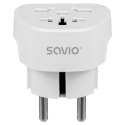 SAVIO SAVIO ADAPTER PODRÓŻNY GNIAZDO GLOBALNE - WTYK EU AP-06