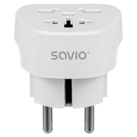 SAVIO SAVIO ADAPTER PODRÓŻNY GNIAZDO GLOBALNE - WTYK EU AP-06