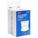 SAVIO SAVIO ADAPTER PODRÓŻNY GNIAZDO GLOBALNE - WTYK UK AP-05