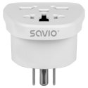 SAVIO SAVIO ADAPTER PODRÓŻNY GNIAZDO GLOBALNE - WTYK US AP-07