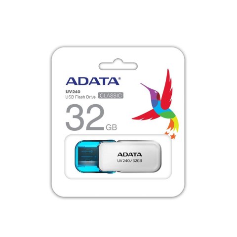 ADATA Pendrive ADATA AUV240-32G-RWH (32GB; USB 2.0; kolor biały)