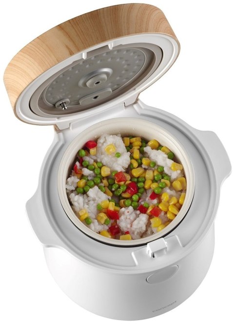 Ryżowar Ryżowar 1,5 l biały/drewno RE3030 CONCEPT Ryżowar Ryżowar 1,5 l biały/drewno RE3030 CONCEPT