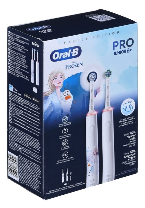 Oral-B Pro 3 3000 White+Oral-B Junior Frozen Oral-B Pro 3 3000 White+Oral-B Junior Frozen