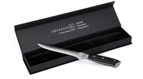 Nóż do trybowania Boning Kohersen Elegance Ebony Wood 15,2cm Nóż do trybowania Boning Kohersen Elegance Ebony Wood 15,2cm