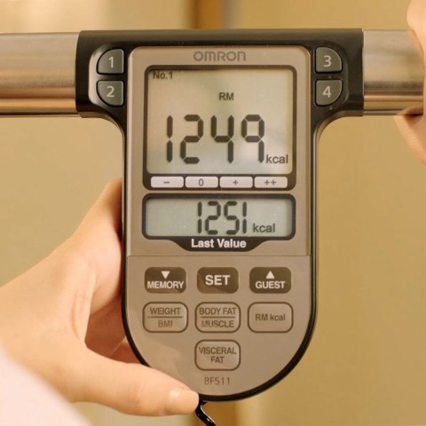 Waga z analizatorem składu ciała Omron Body Comp Monitor BF511 Blue HBF-511B-E Waga z analizatorem składu ciała Omron Body Comp Monitor BF511 Blue HBF-511B-E