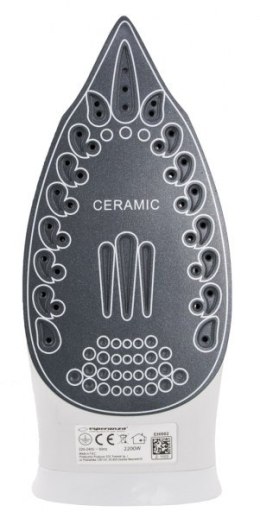Esperanza Żelazko parowe Esperanza Ceramic EHI002 (2200W; kolor niebieski)