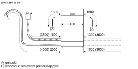 Zmywarka do zabudowy BOSCH SPV4EMX61E Zmywarka do zabudowy BOSCH SPV4EMX61E