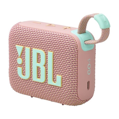 JBL GO 4 PINK głośnik przenośny Bluetooth różowy JBL GO 4 PINK głośnik przenośny Bluetooth różowy