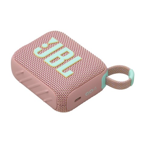 JBL GO 4 PINK głośnik przenośny Bluetooth różowy JBL GO 4 PINK głośnik przenośny Bluetooth różowy