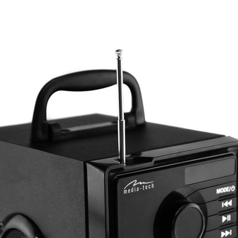 MEDIA-TECH GŁOŚNIK BEZPRZEWODOWY BOOMBOX SILVER 15W MRS MT3179 MEDIA-TECH GŁOŚNIK BEZPRZEWODOWY BOOMBOX SILVER 15W MRS MT3179
