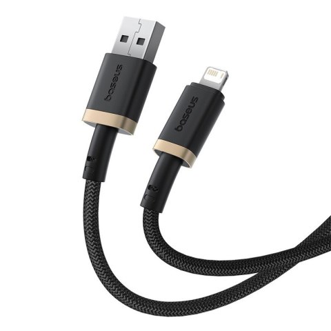 Kabel Baseus Dura 2.4A 1m (czarno-złoty) Kabel Baseus Dura 2.4A 1m (czarno-złoty)