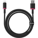 Baseus Kabel Baseus Dura 2.4A 1m (czerwono-czarny)