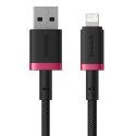 Baseus Kabel Baseus Dura 2.4A 1m (czerwono-czarny)