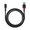 Baseus Kabel Baseus Dura 2.4A 1m (czerwono-czarny)