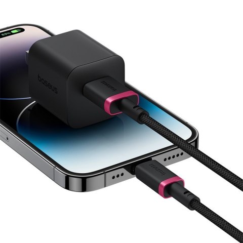 Kabel Baseus Dura 2.4A 1m (czerwono-czarny) Kabel Baseus Dura 2.4A 1m (czerwono-czarny)
