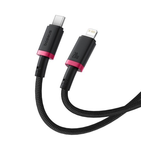 Kabel Baseus Dura Typ C 20W 2m (czerwono-czarny) Kabel Baseus Dura Typ C 20W 2m (czerwono-czarny)
