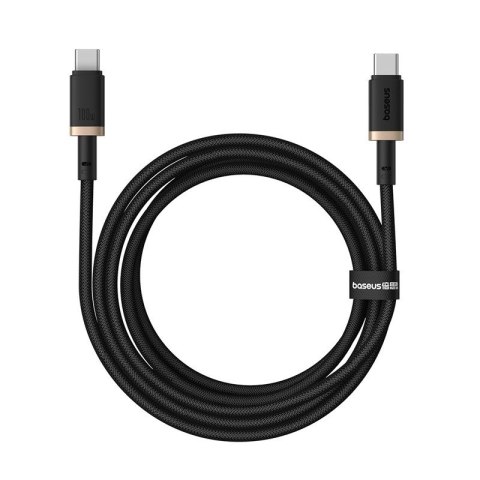 Kabel Baseus Dura Typ C-Typ C 100W 2m (czarno-złoty) Kabel Baseus Dura Typ C-Typ C 100W 2m (czarno-złoty)