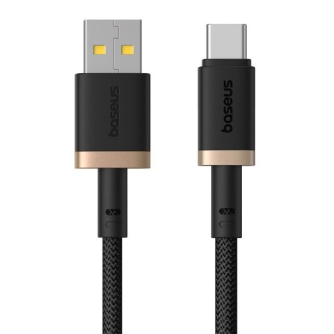 Kabel Baseus Dura USB-Typ C 60W 1m (czarno-złoty) Kabel Baseus Dura USB-Typ C 60W 1m (czarno-złoty)