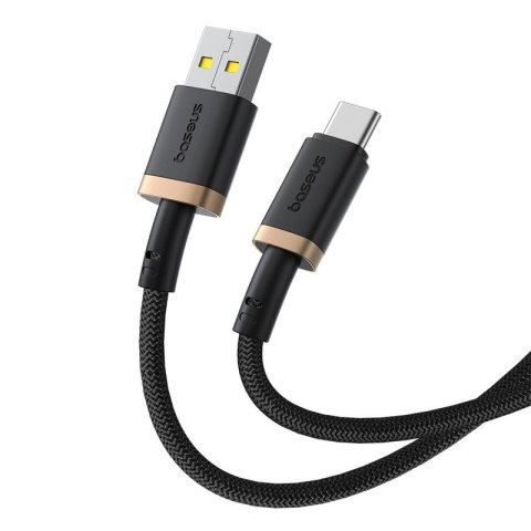 Kabel Baseus Dura USB-Typ C 60W 1m (czarno-złoty) Kabel Baseus Dura USB-Typ C 60W 1m (czarno-złoty)