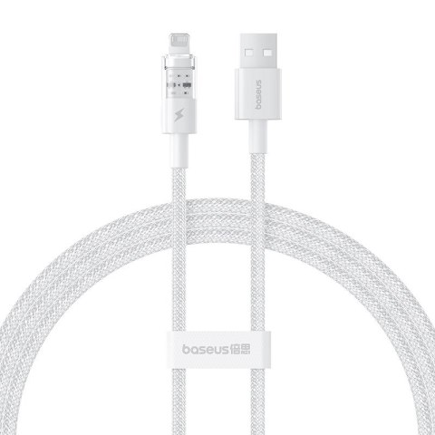 Kabel Baseus Gem 2.4A 1m (biały) Kabel Baseus Gem 2.4A 1m (biały)