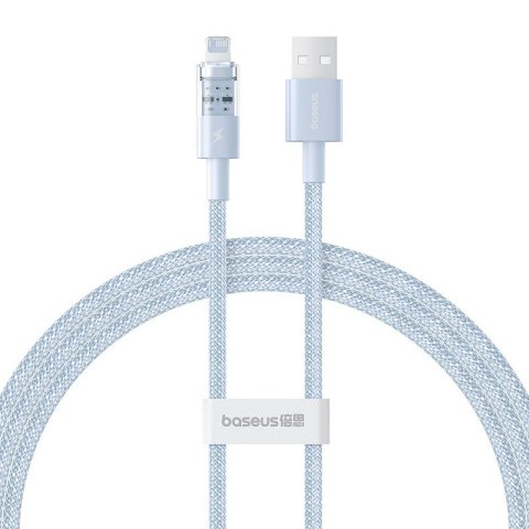 Kabel Baseus Gem 2.4A 1m (niebieski) Kabel Baseus Gem 2.4A 1m (niebieski)