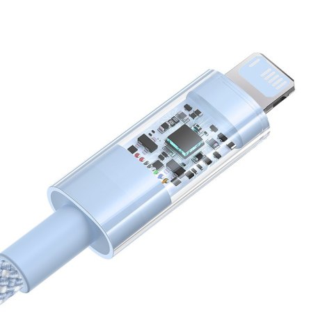 Kabel Baseus Gem 2.4A 1m (niebieski) Kabel Baseus Gem 2.4A 1m (niebieski)