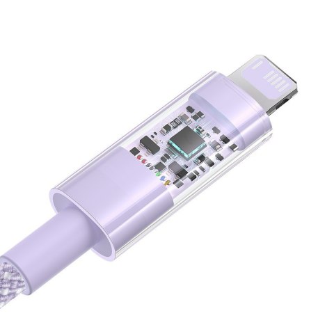 Kabel Baseus Gem 2.4A 2m (fioletowy) Kabel Baseus Gem 2.4A 2m (fioletowy)
