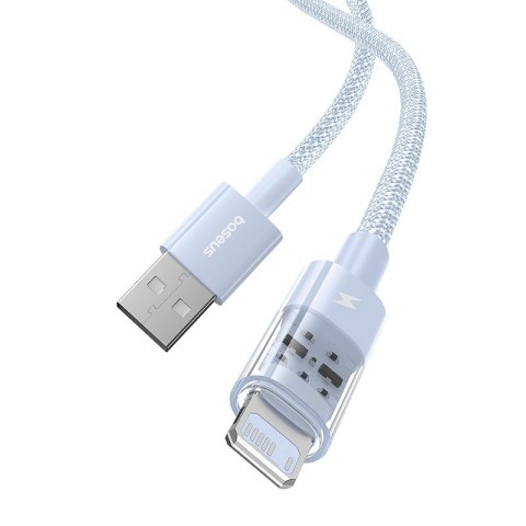 Kabel Baseus Gem 2.4a 2m (niebieski) Kabel Baseus Gem 2.4a 2m (niebieski)