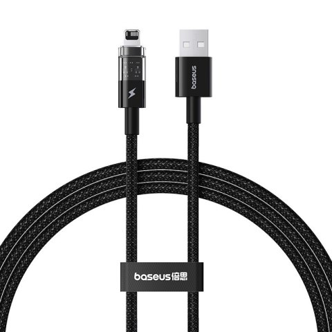 Kabel Baseus Gem Typ C 2.4A 1m (czarny) Kabel Baseus Gem Typ C 2.4A 1m (czarny)