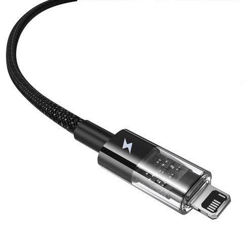 Kabel Baseus Gem Typ C 2.4A 1m (czarny) Kabel Baseus Gem Typ C 2.4A 1m (czarny)