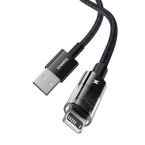 Kabel Baseus Gem Typ C 2.4A 2m (czarny) Kabel Baseus Gem Typ C 2.4A 2m (czarny)