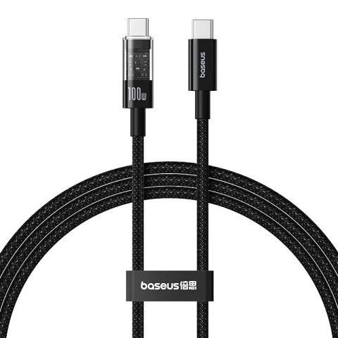 Kabel Baseus Gem Typ C-Typ C 100W 1m (czarny) Kabel Baseus Gem Typ C-Typ C 100W 1m (czarny)