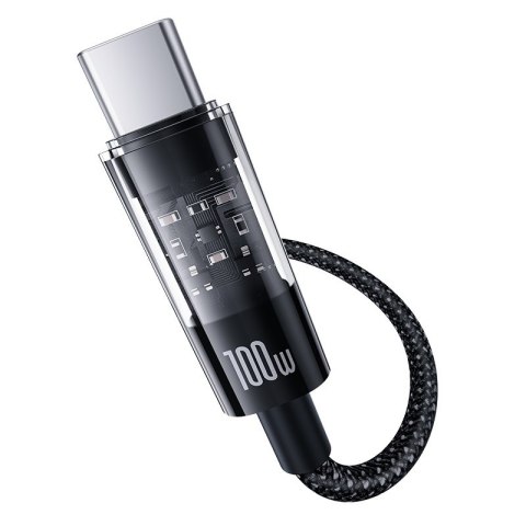 Kabel Baseus Gem Typ C-Typ C 100W 1m (czarny) Kabel Baseus Gem Typ C-Typ C 100W 1m (czarny)