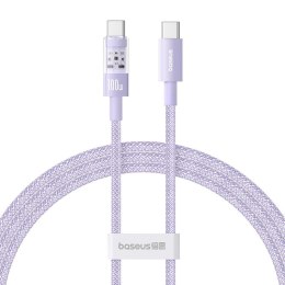 Baseus Kabel Baseus Gem Typ C-Typ C 100W 1m (fioletowy)
