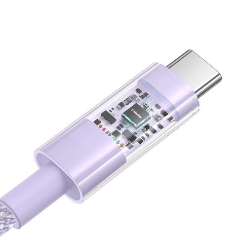 Kabel Baseus Gem Typ C-Typ C 100W 1m (fioletowy) Kabel Baseus Gem Typ C-Typ C 100W 1m (fioletowy)