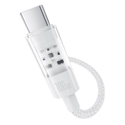 Kabel Baseus Gem Typ C-Typ C 100W 2m (biały) Kabel Baseus Gem Typ C-Typ C 100W 2m (biały)
