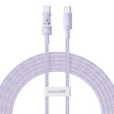 Baseus Kabel Baseus Gem Typ C-Typc C 100W 2m (fioletowy)