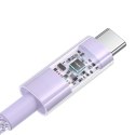 Baseus Kabel Baseus Gem Typ C-Typc C 100W 2m (fioletowy)