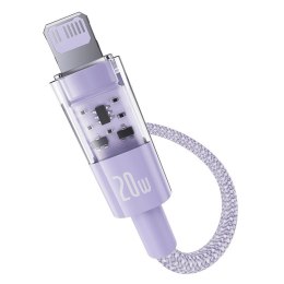 Baseus Kabel Baseus Gem USB C-IP 20W 1m (fioletowy)