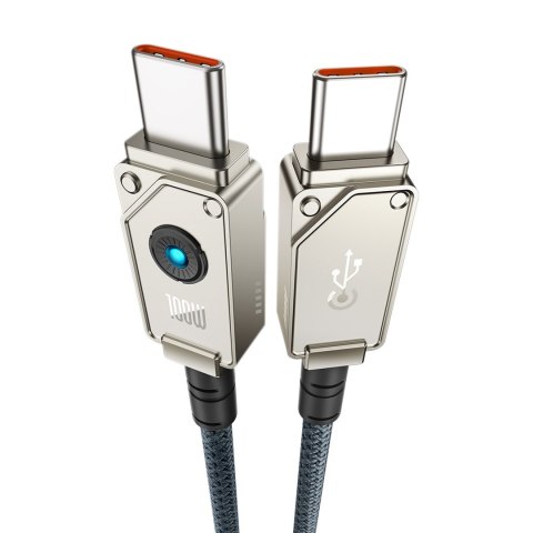 Kabel Baseus Unbreakable Typ C-Typ C 100W 1m (biały) Kabel Baseus Unbreakable Typ C-Typ C 100W 1m (biały)