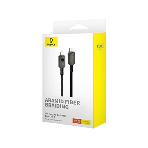 Kabel Baseus Unbreakable USB C-IP 20W 1m (czarny) Kabel Baseus Unbreakable USB C-IP 20W 1m (czarny)