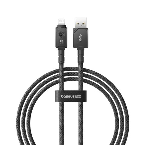 Kabel Baseus Unbreakable USB-IP 2.4A 1m (czarny) Kabel Baseus Unbreakable USB-IP 2.4A 1m (czarny)