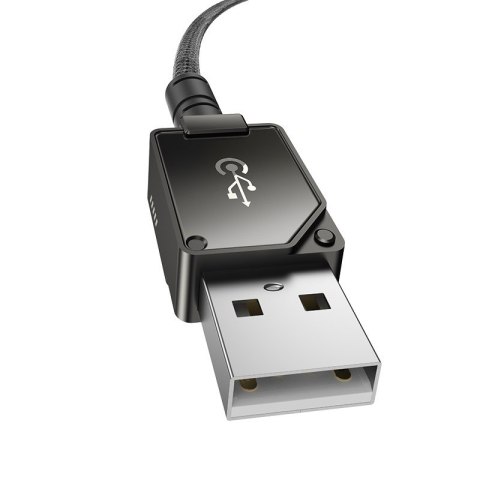 Kabel Baseus Unbreakable USB-IP 2.4A 1m (czarny) Kabel Baseus Unbreakable USB-IP 2.4A 1m (czarny)