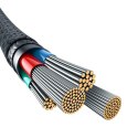 Baseus Kabel Baseus Unbreakable USB-IP 2.4A 2m (czarny)